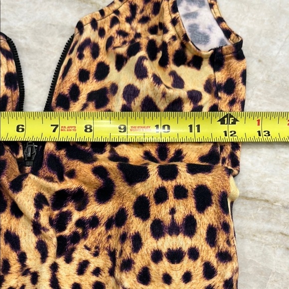 TOPSHOP Leopard Print Bodysuit‎ | Size 6 - Picture 7 of 10